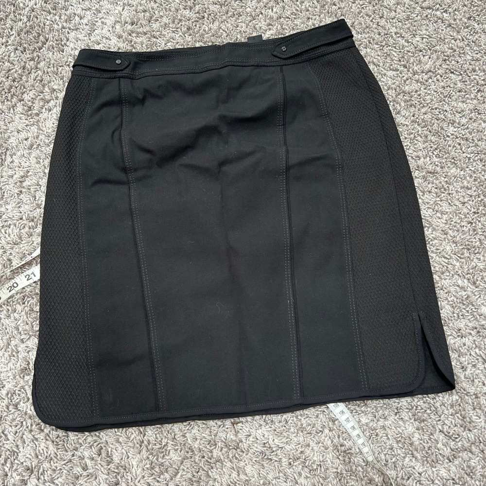 White House Black Market Women's Black‎ Pencil Skirt Fitted Career
